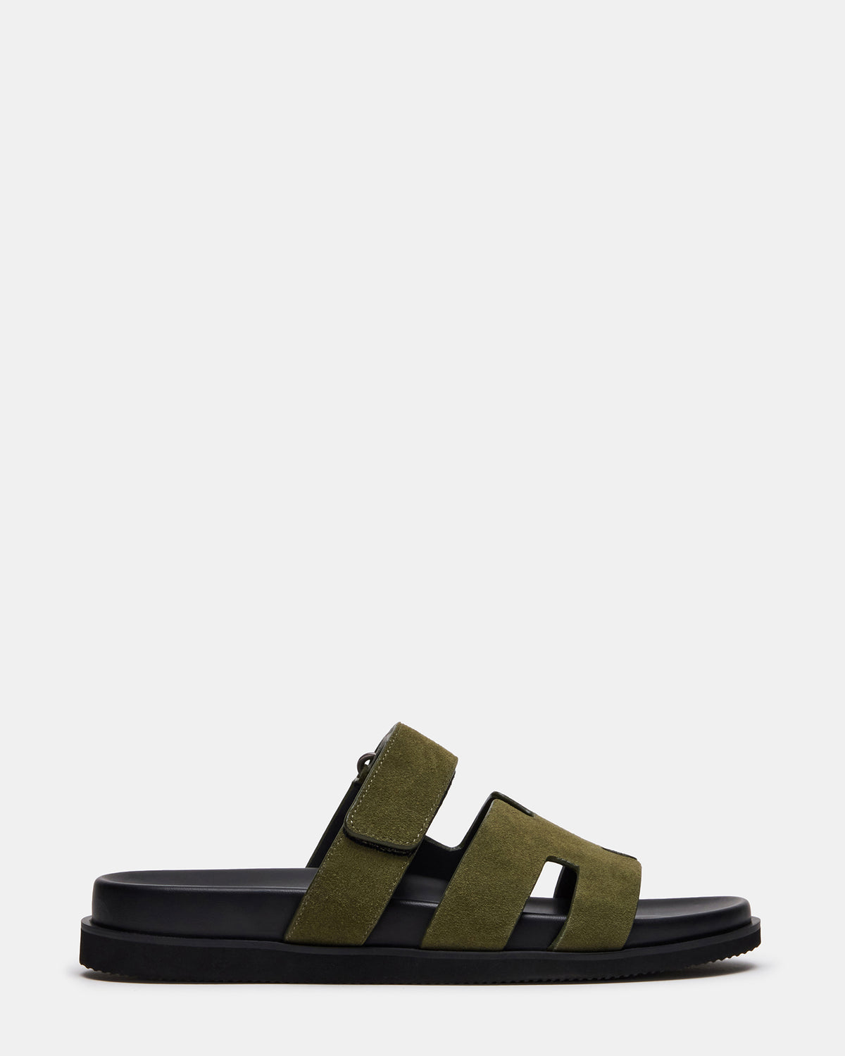 Steve Madden MAIVEN Green Suede Fisherman Men's Sandal