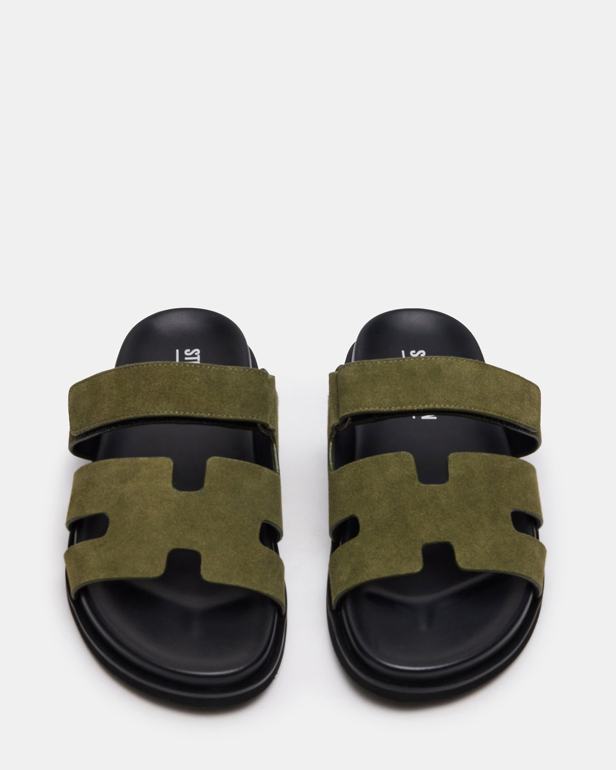 Steve Madden MAIVEN Green Suede Fisherman Men's Sandal