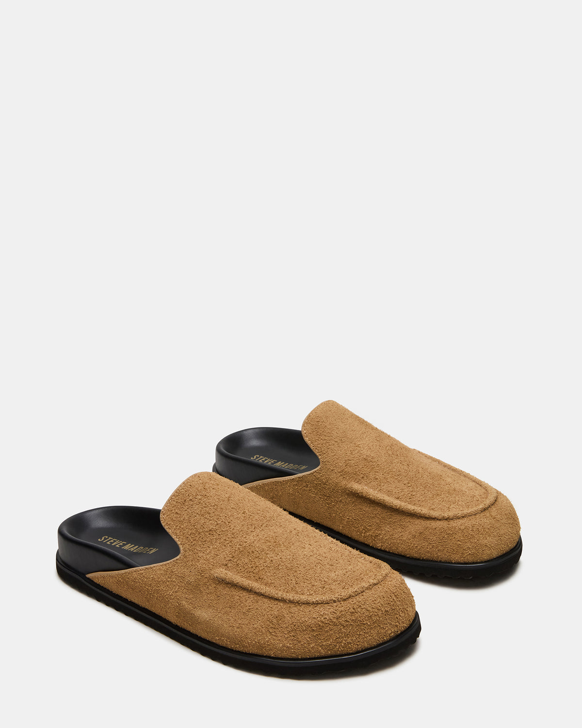 Steve Madden LUCIO Tan Suede Slip-On Men's Casual Clog
