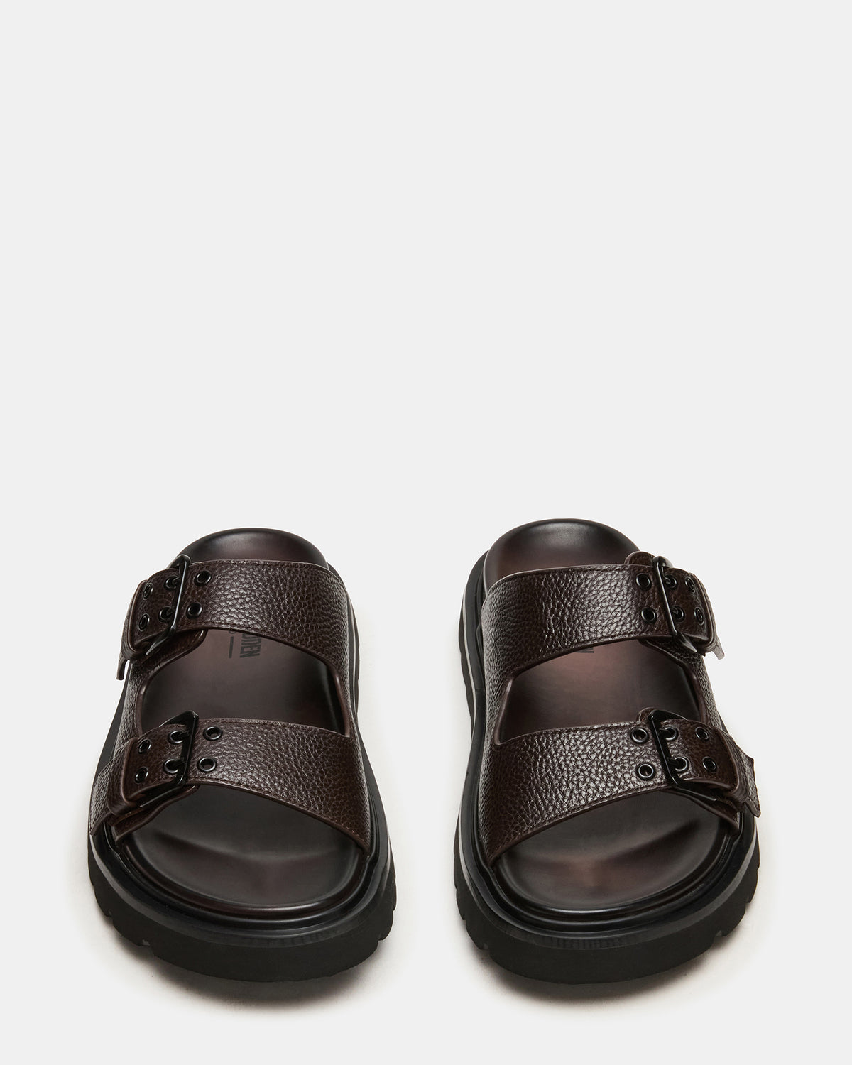 Steve Madden LUXOR Dark Brown Slide Footbed Men's Sandal