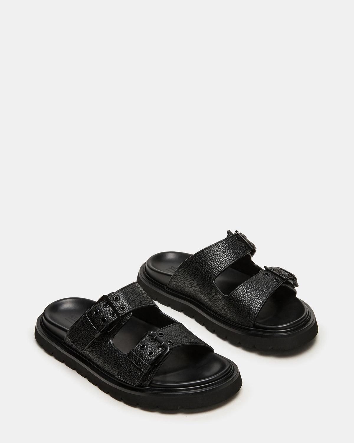 Steve Madden LUXOR Black Slide Footbed Men's Sandal