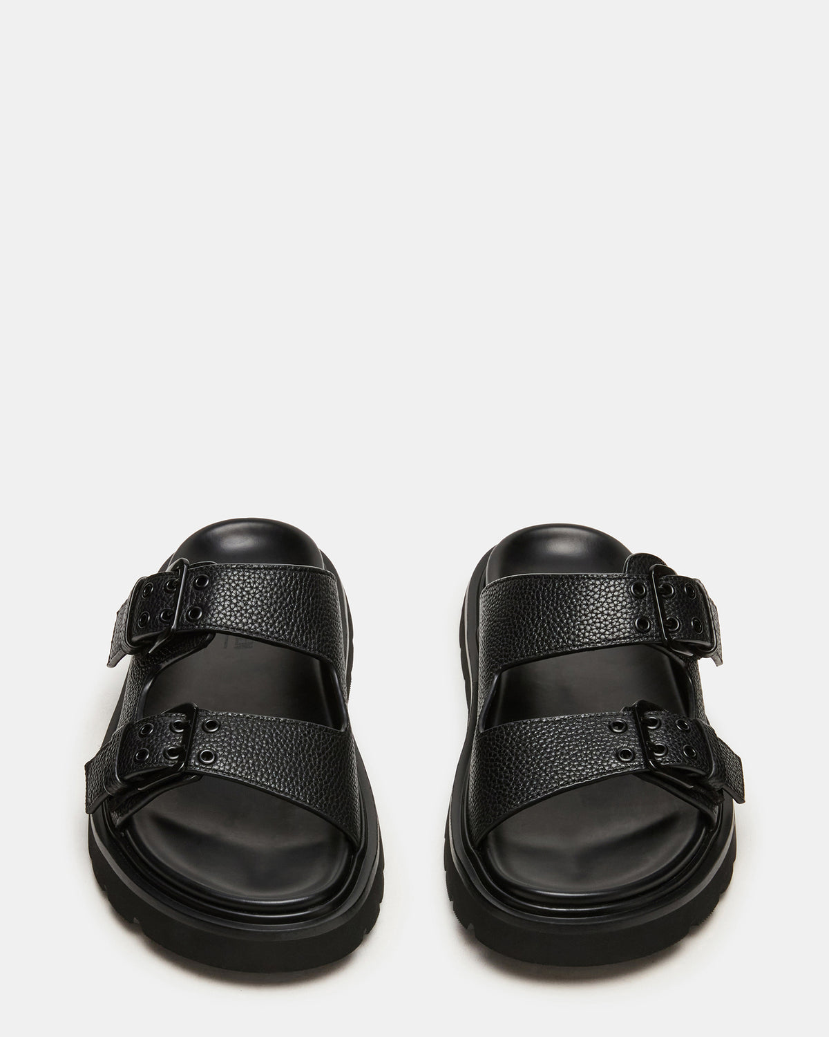 Steve Madden LUXOR Black Slide Footbed Men's Sandal