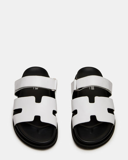 Steve Madden MAIVEN White Fisherman Men's Sandal