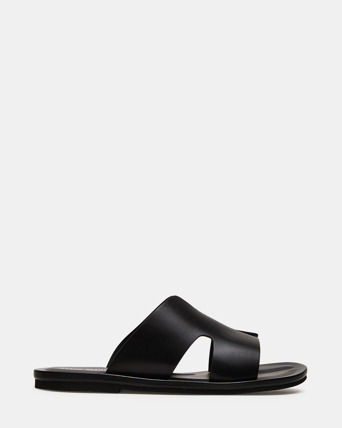 Steve Madden SPLASH Tan Leather Men's Flat Slip-On Sandal