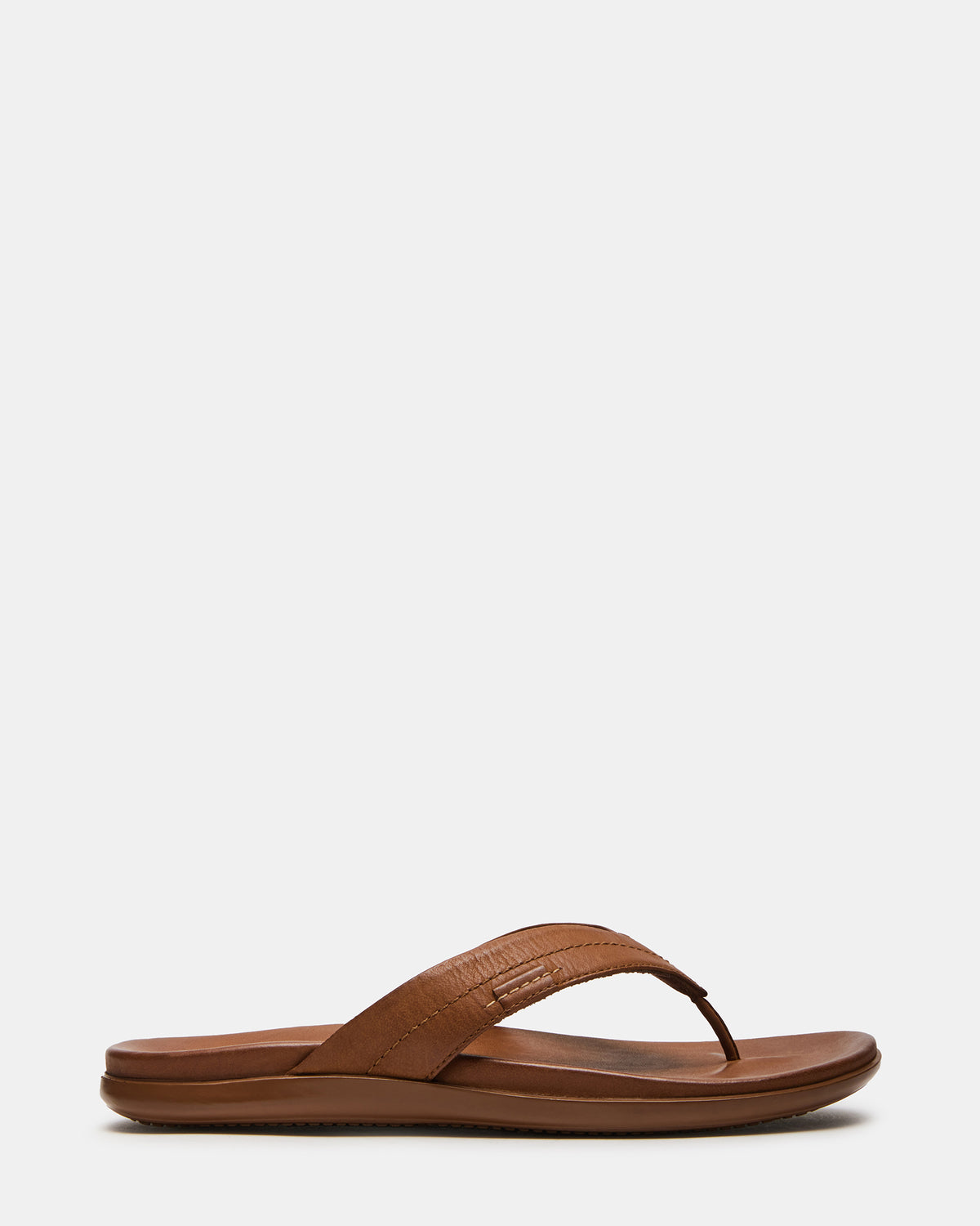 Steve Madden EMMETT Tan Leather Men's Thong Sandal
