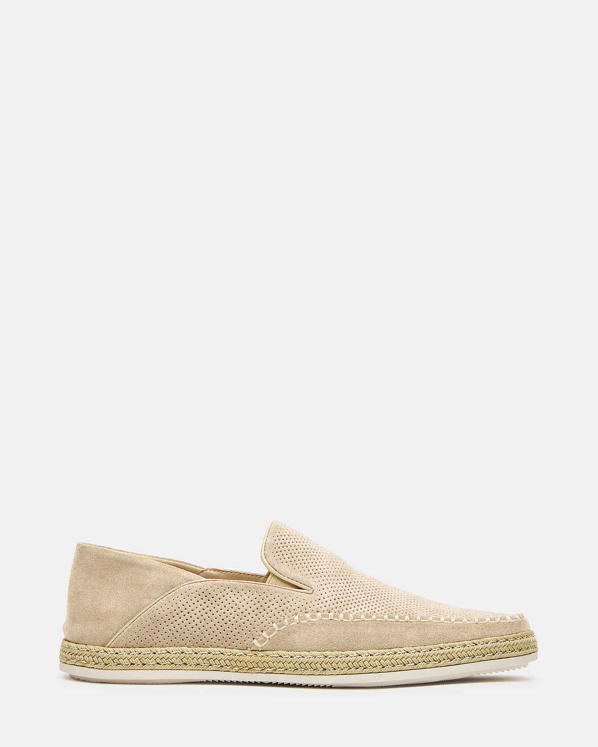 Steve Madden CAYDENN Off-White Slip-On Espadrille Men's Casual Loafer
