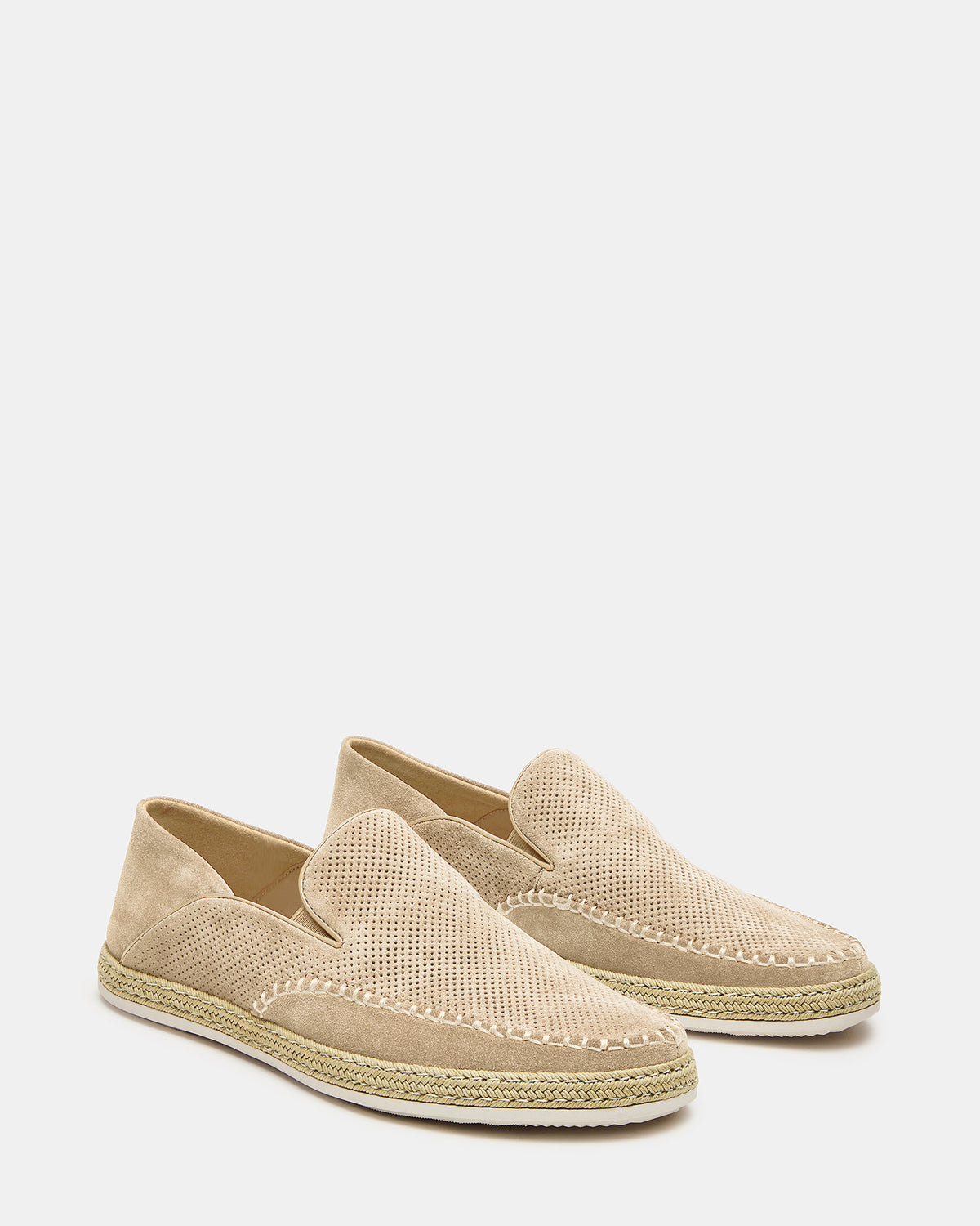 Steve Madden CAYDENN Off-White Slip-On Espadrille Men's Casual Loafer