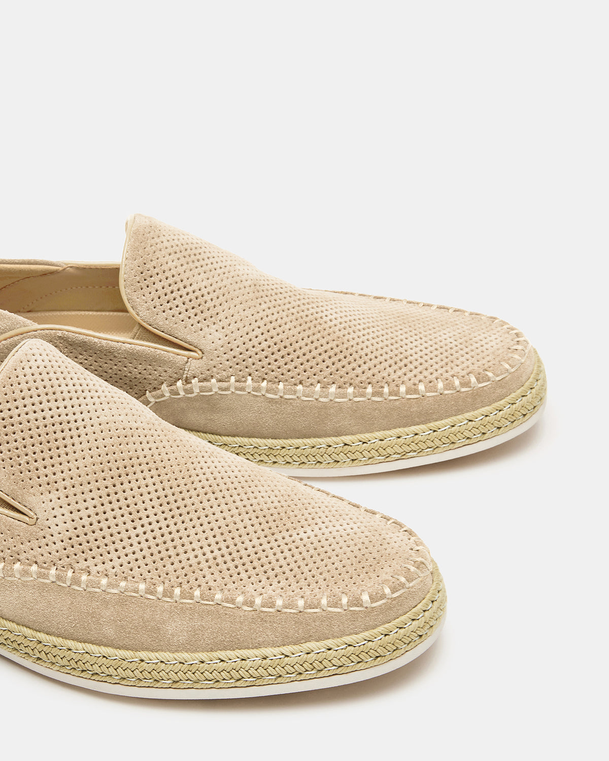Steve Madden CAYDENN Off-White Slip-On Espadrille Men's Casual Loafer