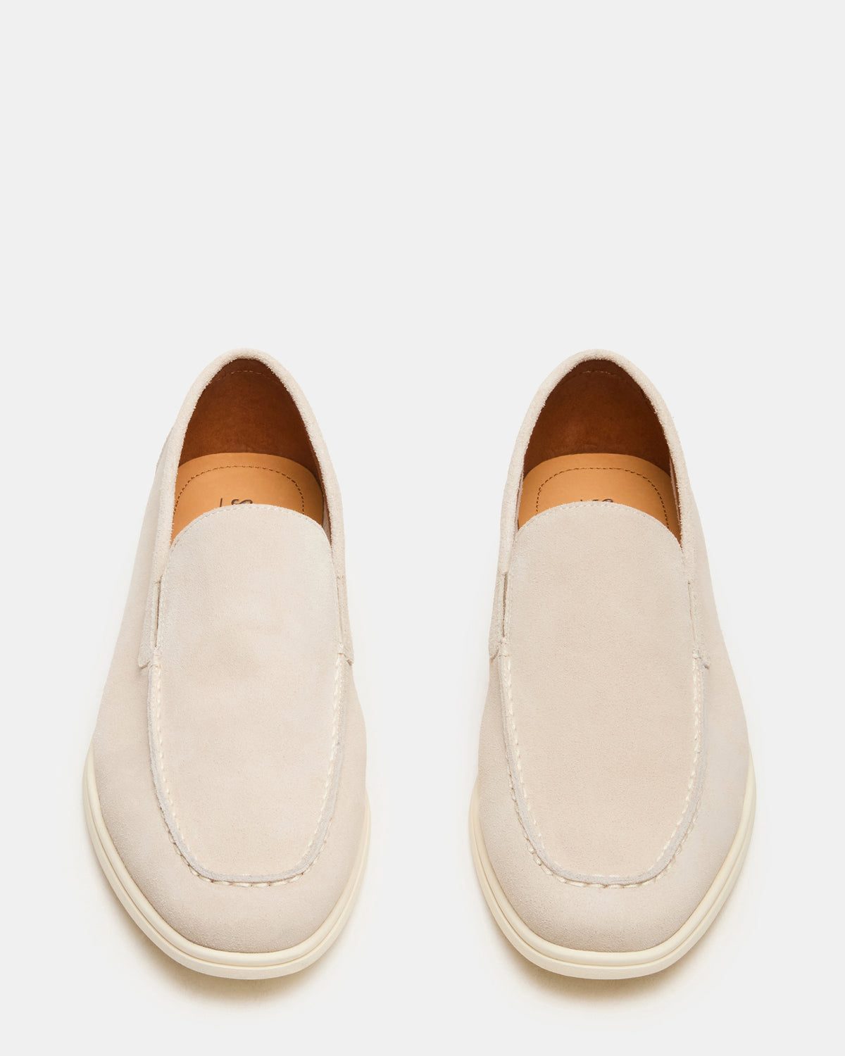 Steve Madden LINUX Beige Suede Slip-On Men's Casual