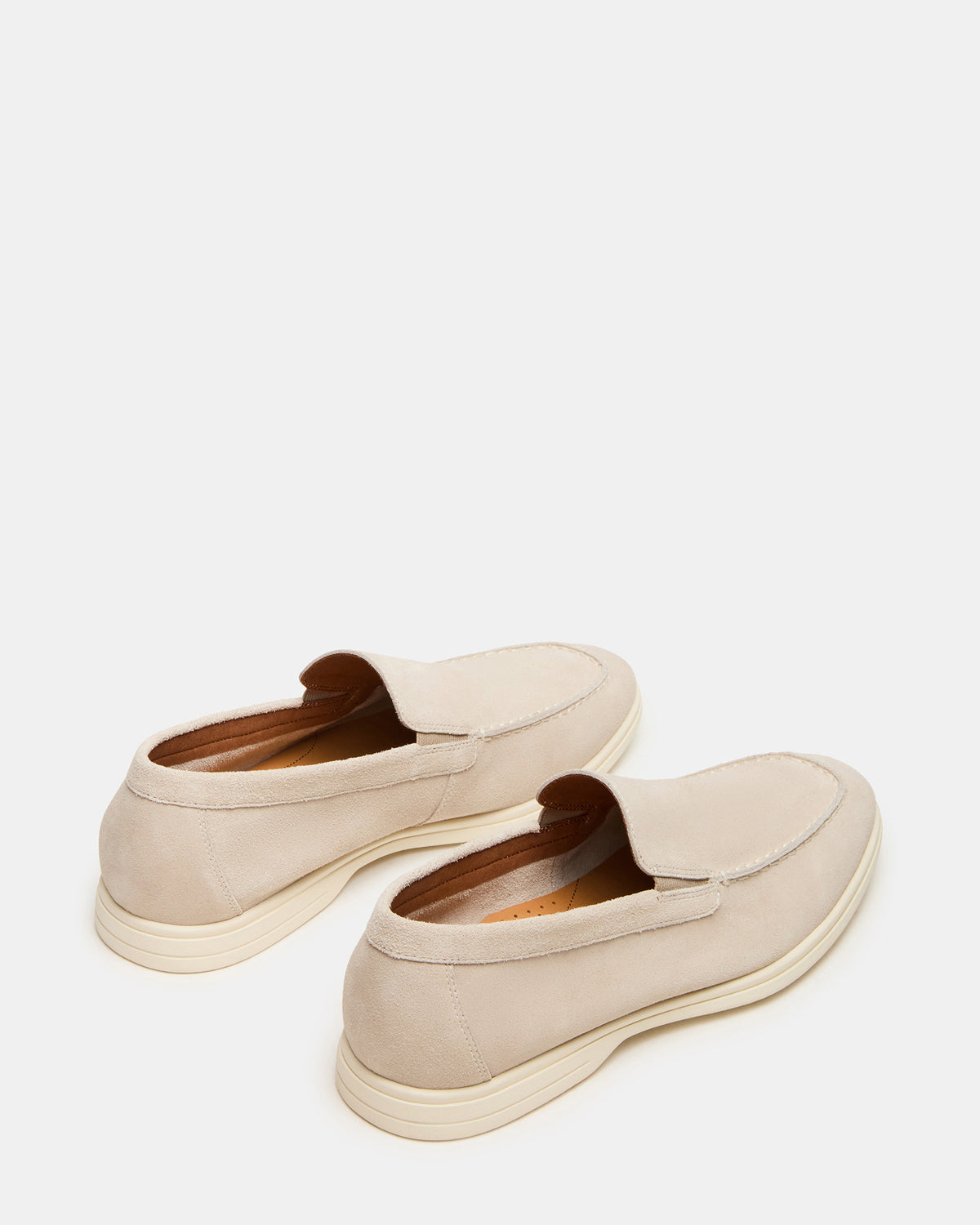 Steve Madden LINUX Beige Suede Slip-On Men's Casual