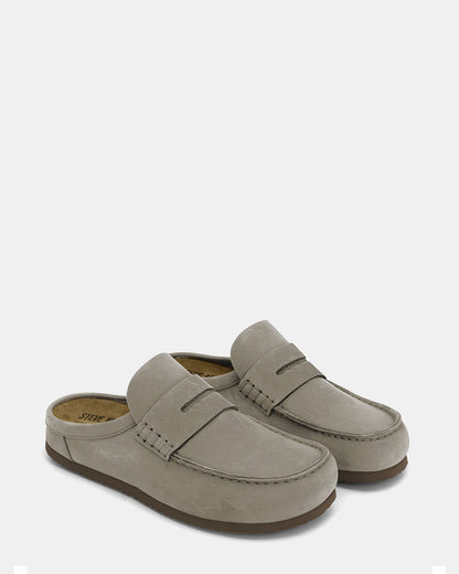 Steve Madden WYATT Taupe Suede Slip-On Clog Men's Casual