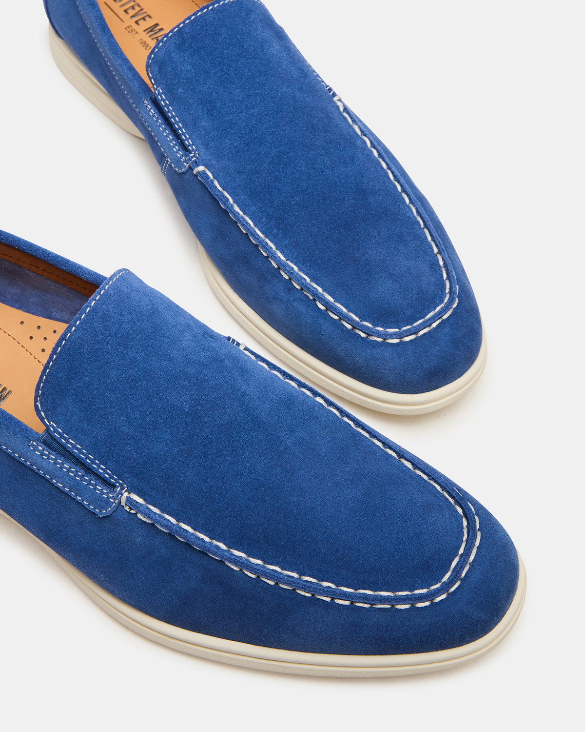 Steve Madden LINUX Blue Slip-On Men's Casual