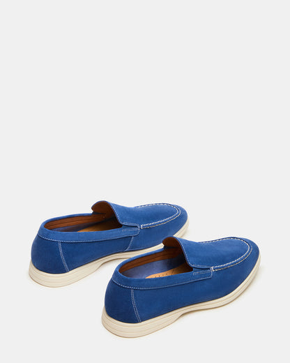 Steve Madden LINUX Blue Slip-On Men's Casual