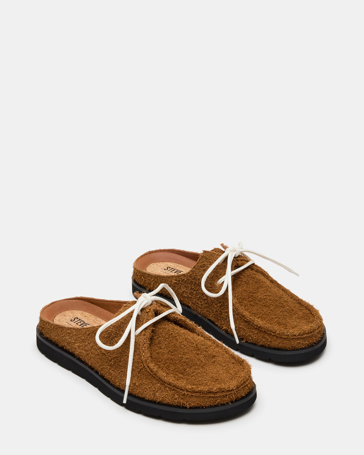 Steve Madden SAILOR Tan Slip-On Laces Footbed Men's Casual Shoe
