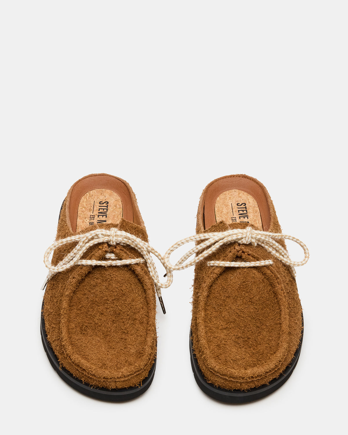 Steve Madden SAILOR Tan Slip-On Laces Footbed Men's Casual Shoe