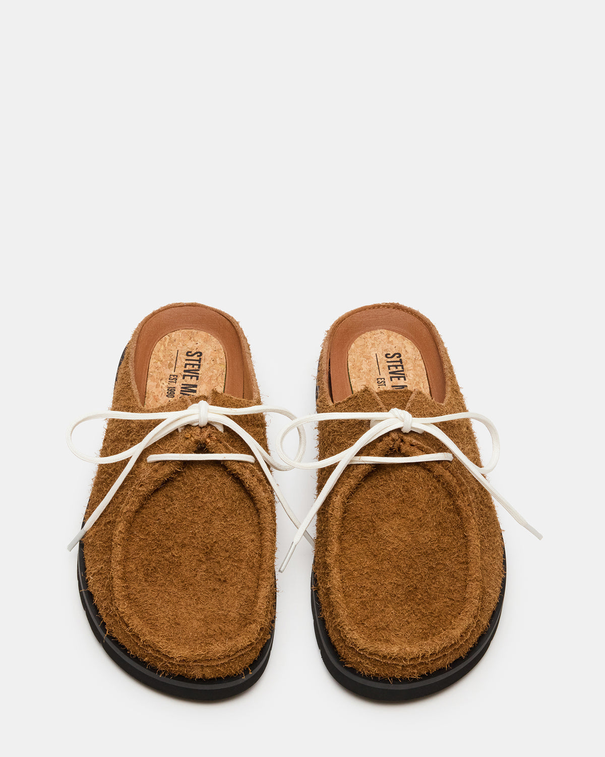 Steve Madden SAILOR Tan Slip-On Laces Footbed Men's Casual Shoe