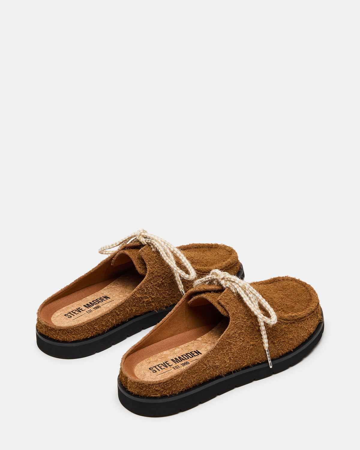 Steve Madden SAILOR Tan Slip-On Laces Footbed Men's Casual Shoe