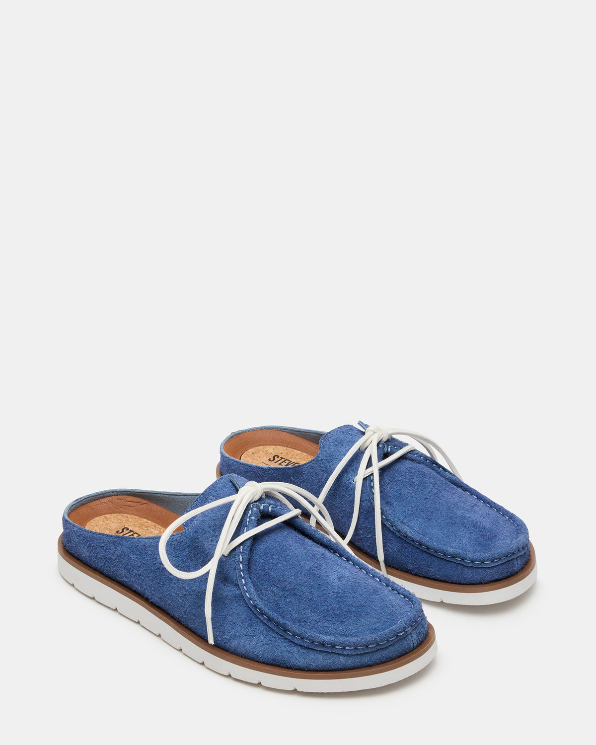 Steve Madden SAILOR Blue Slip-On Laces Footbed Men's Casual Shoe