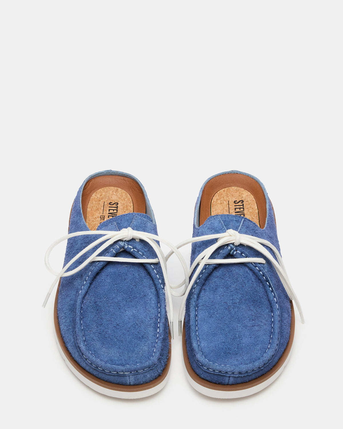 Steve Madden SAILOR Blue Slip-On Laces Footbed Men's Casual Shoe