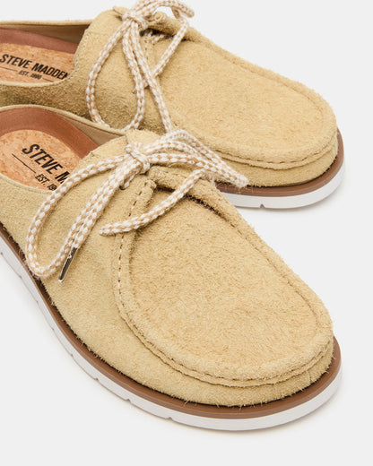 Steve Madden SAILOR Sand Slip-On Laces Footbed Men's Casual Shoe
