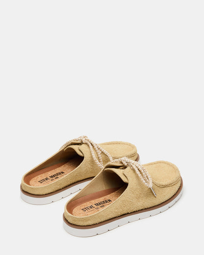 Steve Madden SAILOR Sand Slip-On Laces Footbed Men's Casual Shoe