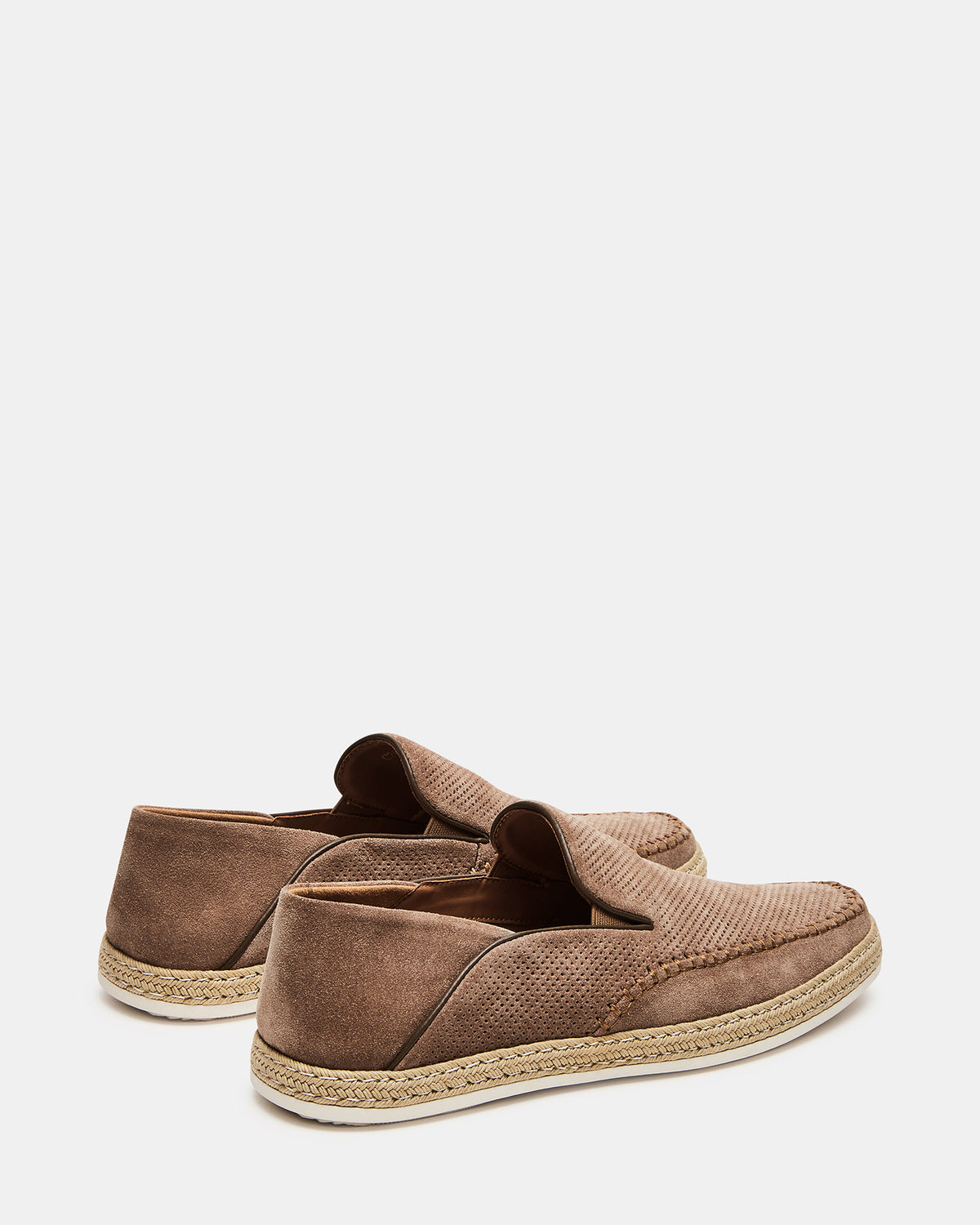 Steve Madden CAYDENN Tobacco Suede Slip-On Espadrille Men's Casual Loafer