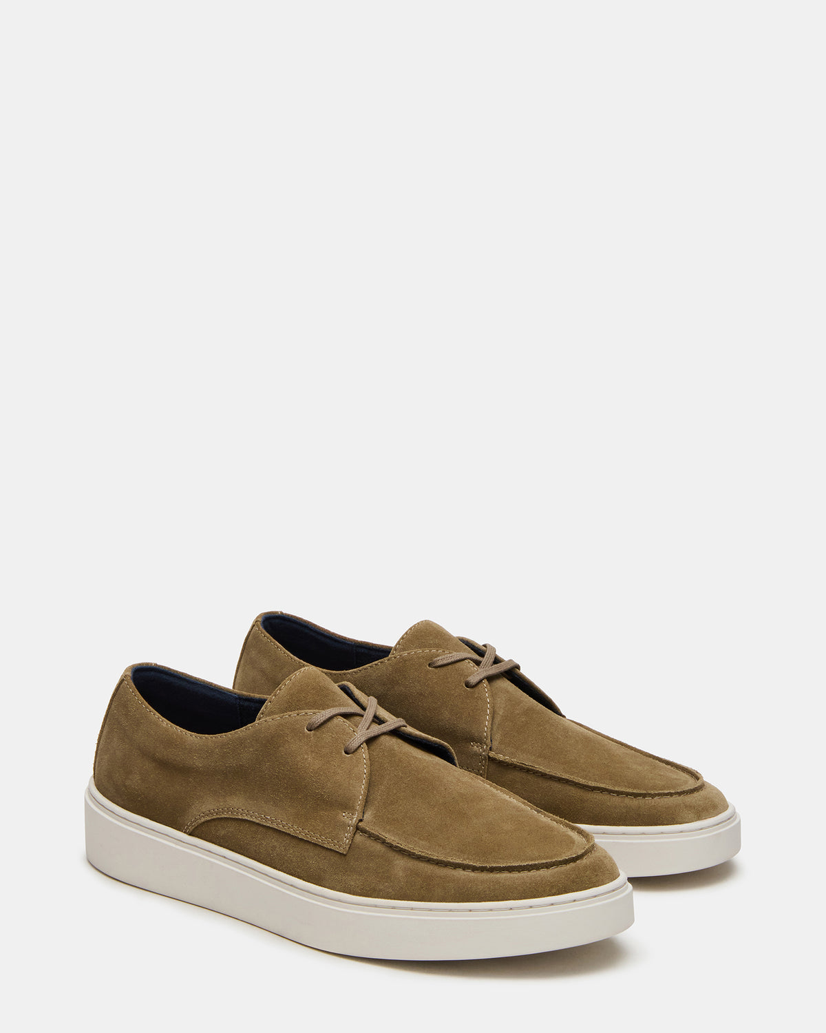 Steve Madden FRANKK Taupe Suede Lace-Up Men's Casual Shoe