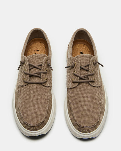 Steve Madden NUSCHI Taupe Slip-On Men's Casual