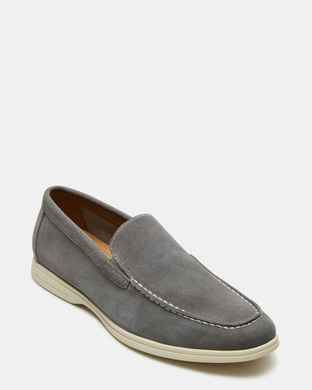 Steve Madden LINUX Grey Suede Slip-On Men's Casual