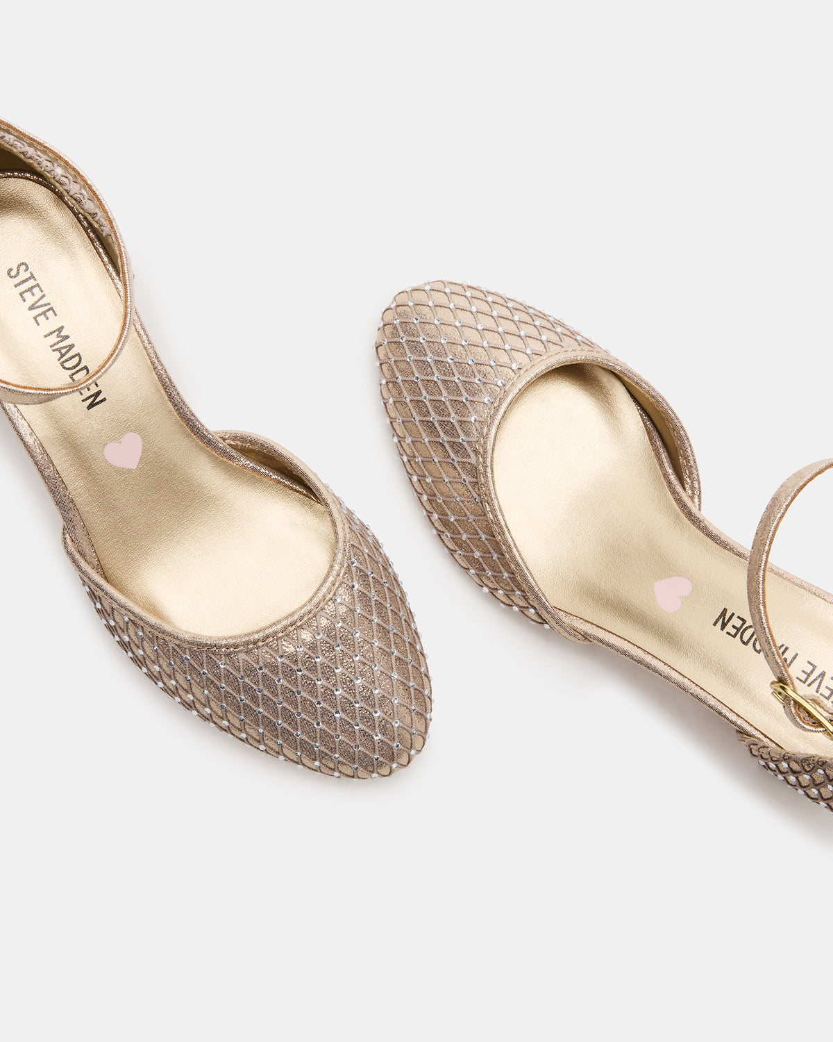 Steve Madden Kids' PRETTYY Gold Girls' Block Heel