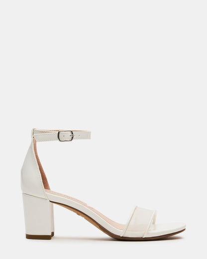 Steve Madden Kids' CARRSON Mesh White Girls' Dress Heel