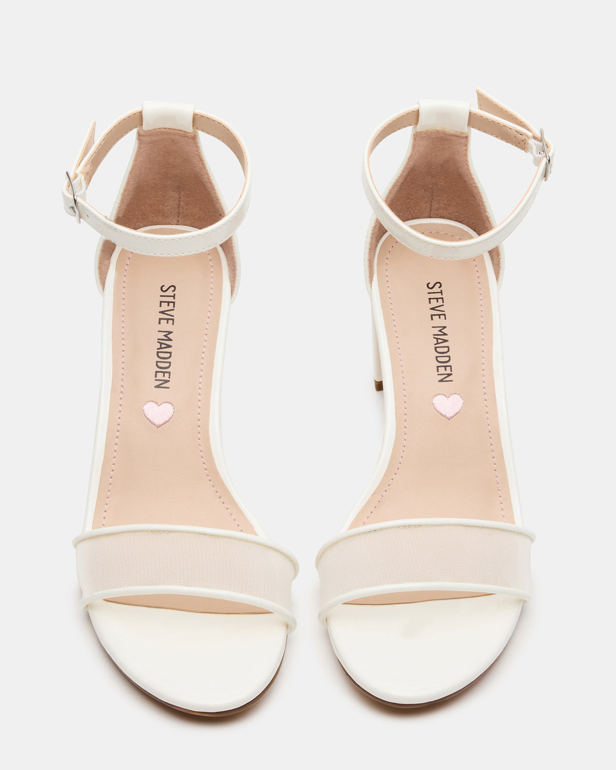 Steve Madden Kids' CARRSON Mesh White Girls' Dress Heel