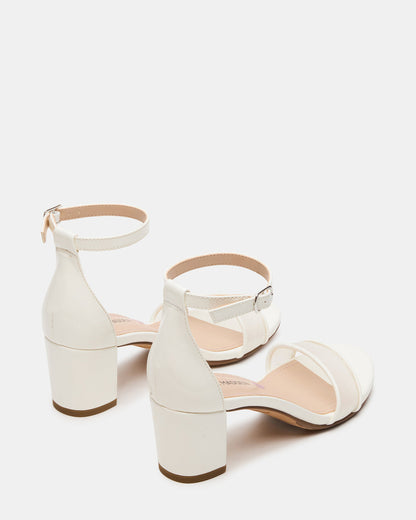Steve Madden Kids' CARRSON Mesh White Girls' Dress Heel