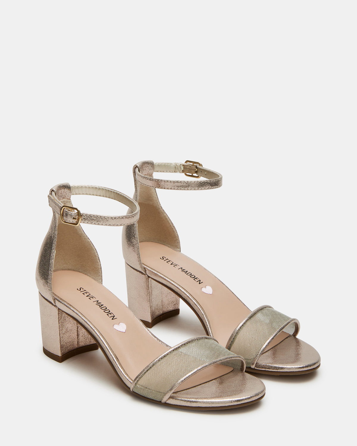 Steve Madden Kids' CARRSON Gold Girls' Dress Heel