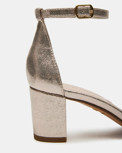 Steve Madden Kids' CARRSON Gold Girls' Dress Heel