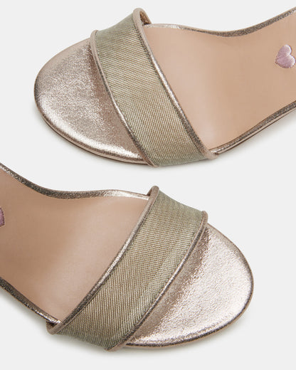 Steve Madden Kids' CARRSON Gold Girls' Dress Heel