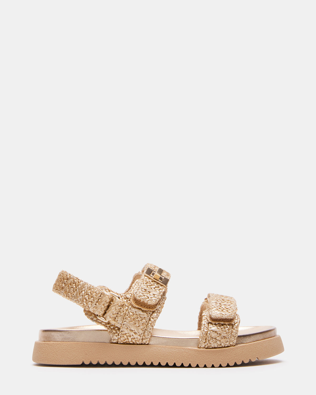 Steve Madden Kids' MONA Gold Multi Girls' Flatform Sandal