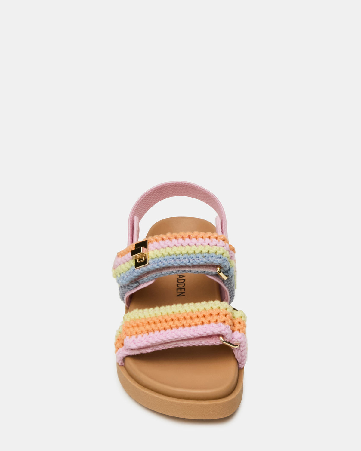 Steve Madden Toddlers' MONA Pastel Multi Girls' Flatform Sandal