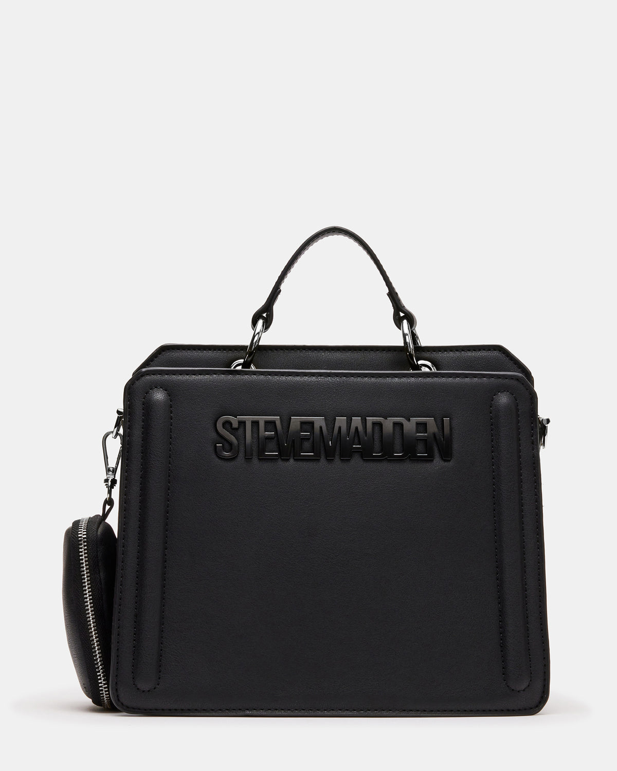 Steve Madden EVELYN Bag Black | Women's Top Handle Crossbody Bag