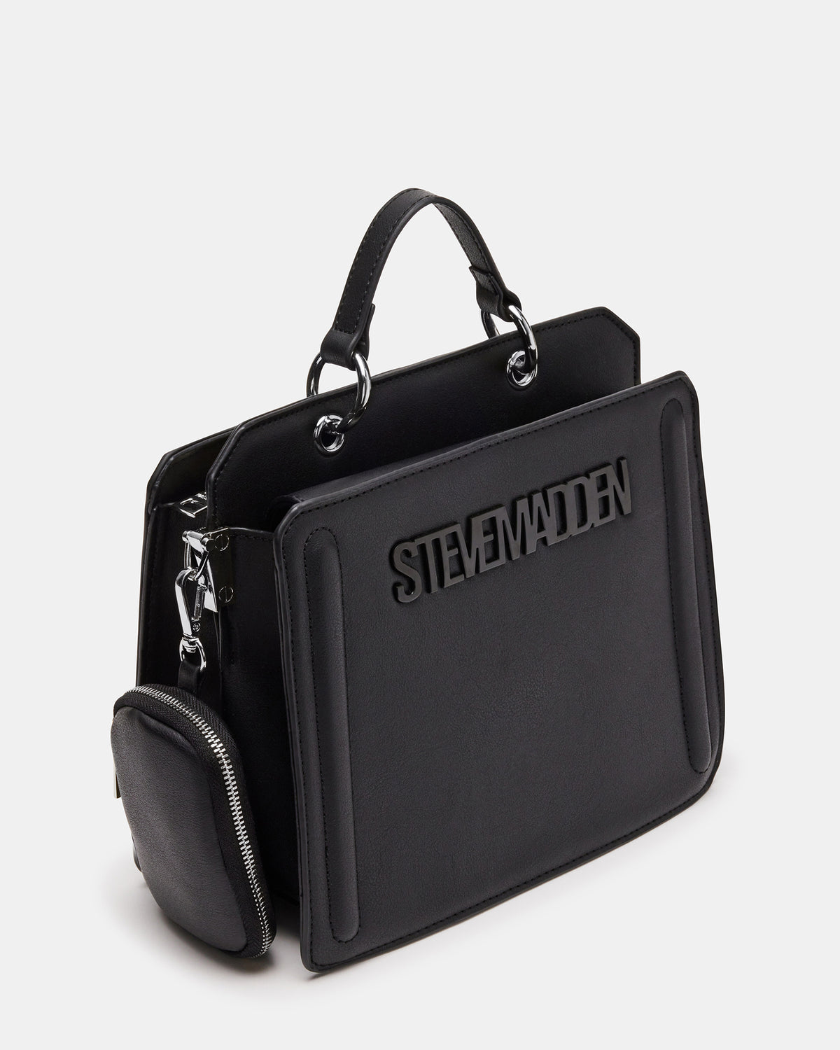 Steve Madden EVELYN Bag Black | Women's Top Handle Crossbody Bag