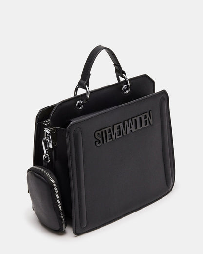Steve Madden EVELYN Bag Black | Women's Top Handle Crossbody Bag