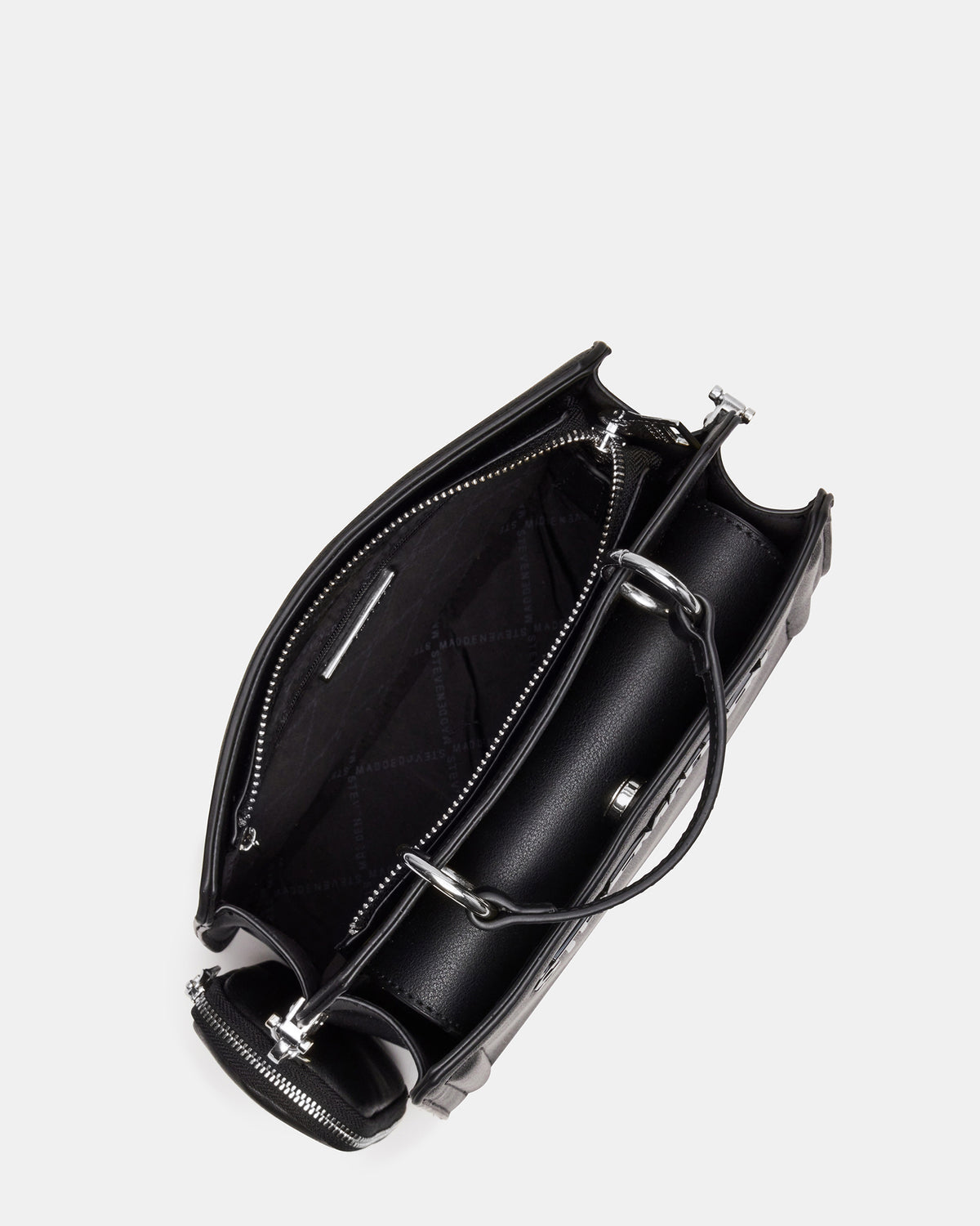 Steve Madden EVELYN Bag Black | Women's Top Handle Crossbody Bag