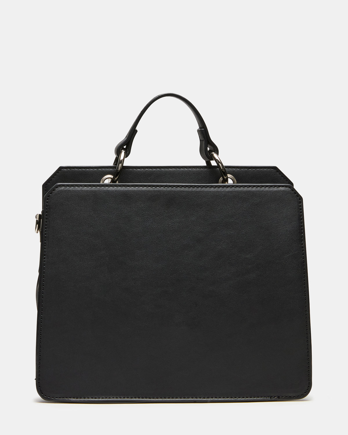 Steve Madden EVELYN Fang Bag Black Top Handle Crossbody Bag
