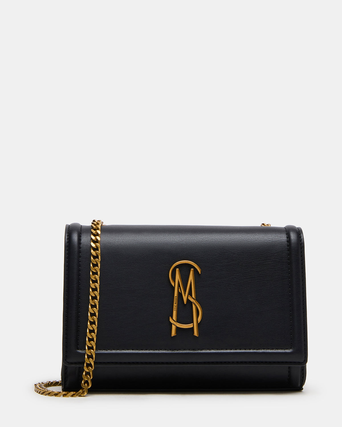 Steve Madden LARISAL Bag Black Chain Crossbody Shoulder Strap Handbag
