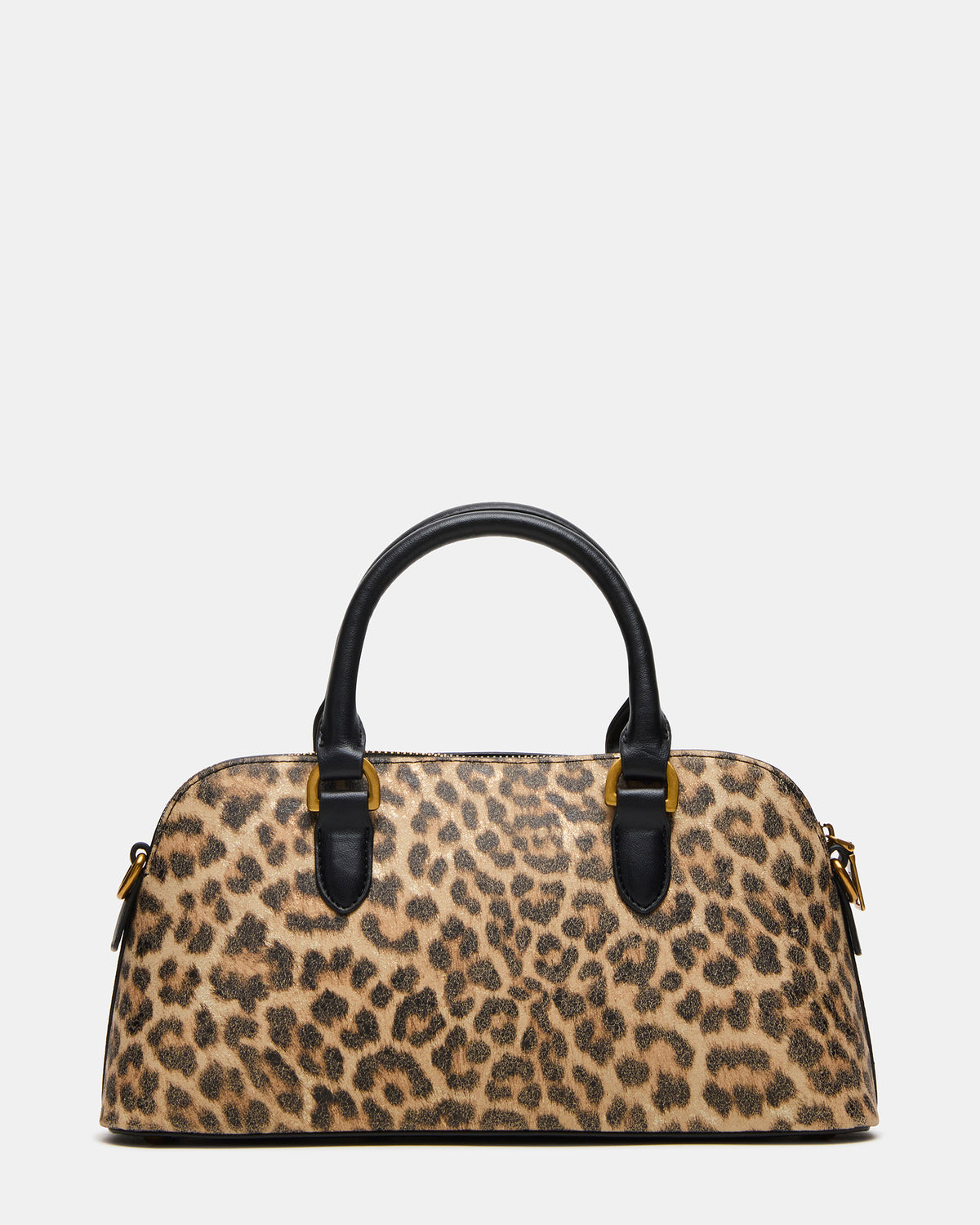 Steve Madden SMYTH Bag Leopard Crossbody Bag Charm Top Handle Handbag
