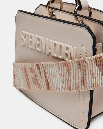 Steve Madden EVELYN Mini Bag Cream | Women's Top-Handle Crossbody Bag