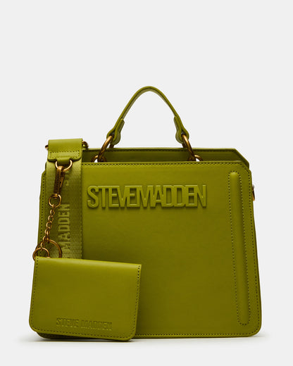 Steve Madden EVELYN Bag Avocado Top Handle Crossbody Bag