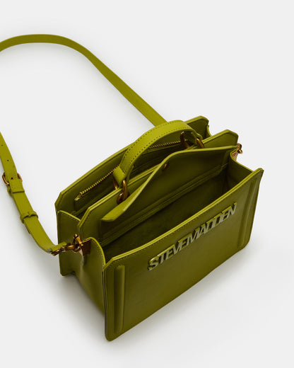 Steve Madden EVELYN Bag Avocado Top Handle Crossbody Bag