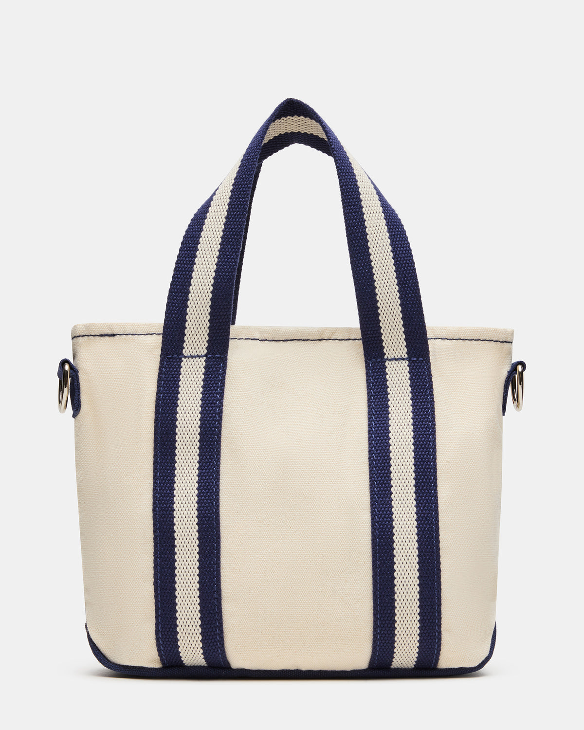 Steve Madden COLLEGE Bag Natural Top-Handle Canvas Crossbody Tote Handbag