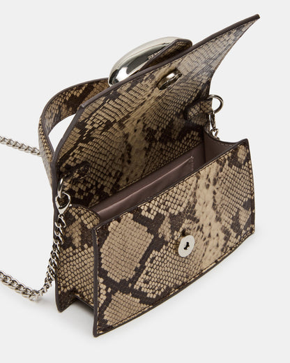 Steve Madden MISHELL Bag Natural Multi Top-Handle Mini Handbag